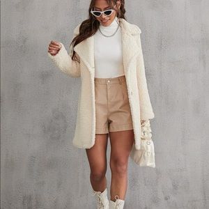 Cream Teddy coat